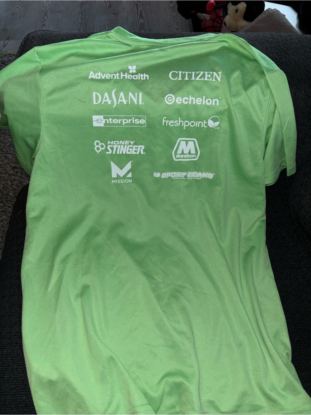 RunDisney Neverland 5K Shirt Peter Pan Adult Large Green 2024 - Picture 2 of 3